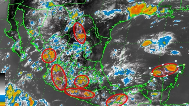 México lluvias conagua