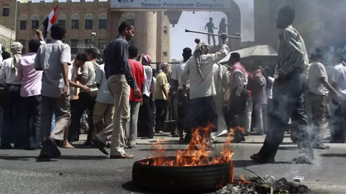 Yemenies protestas Taiz