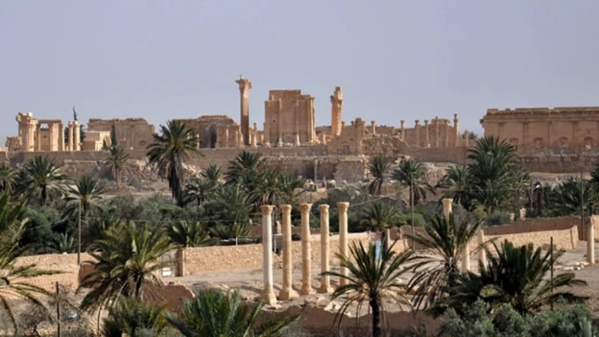 La ciudad de Palmira, Siria, fue declarada Patrimonio de la Humanidad de la UNESCO