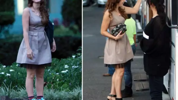 Los actores vivieron un momento “paparazzi” en la ciudad de México mientras grababan escenas de la telenovela “Por siempre mi amor”.