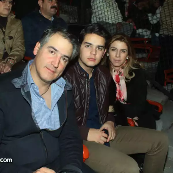 Alejandro,Alejandro Jr. y Fernanda Grisi