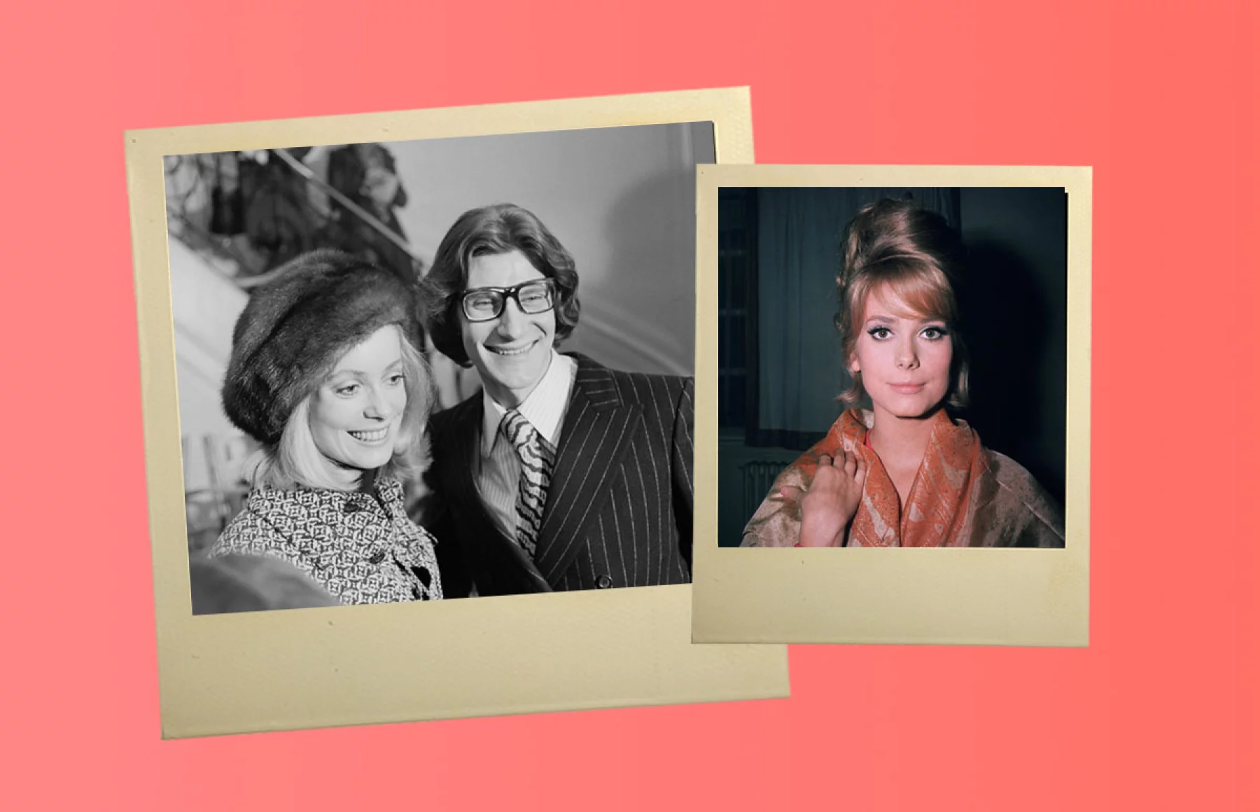 Catherine Deneuve Saint Laurent