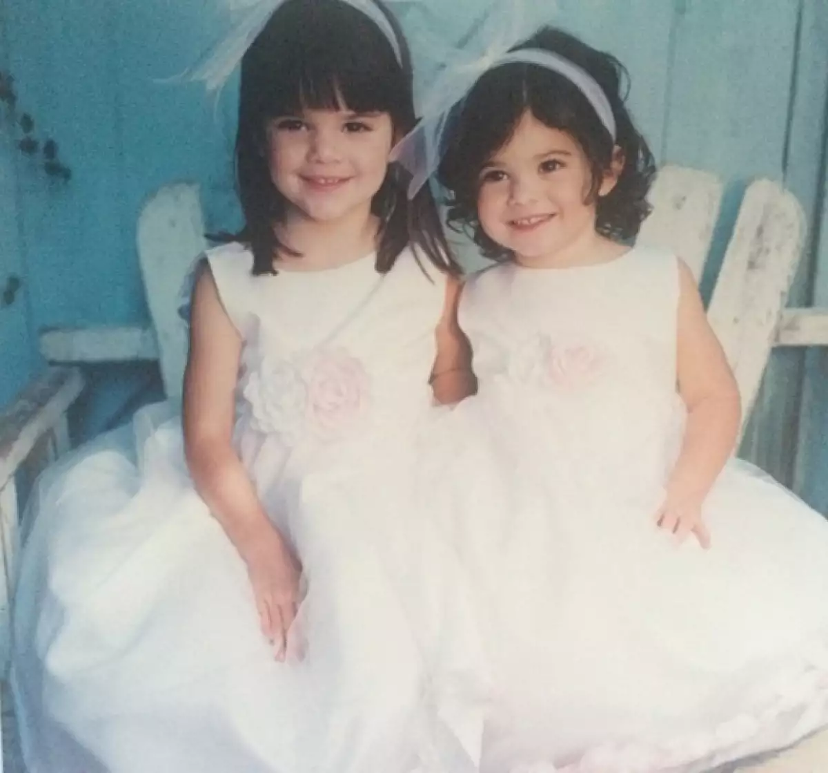 Kendall y Kylie cuando eran pequeñas.