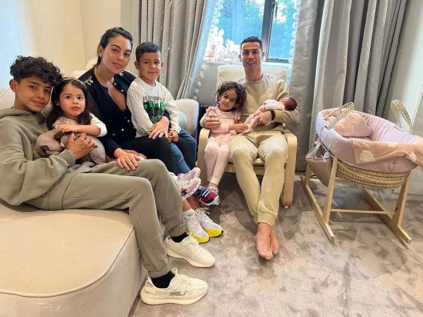Familia de Georgina Rodríguez y Cristiano Ronaldo