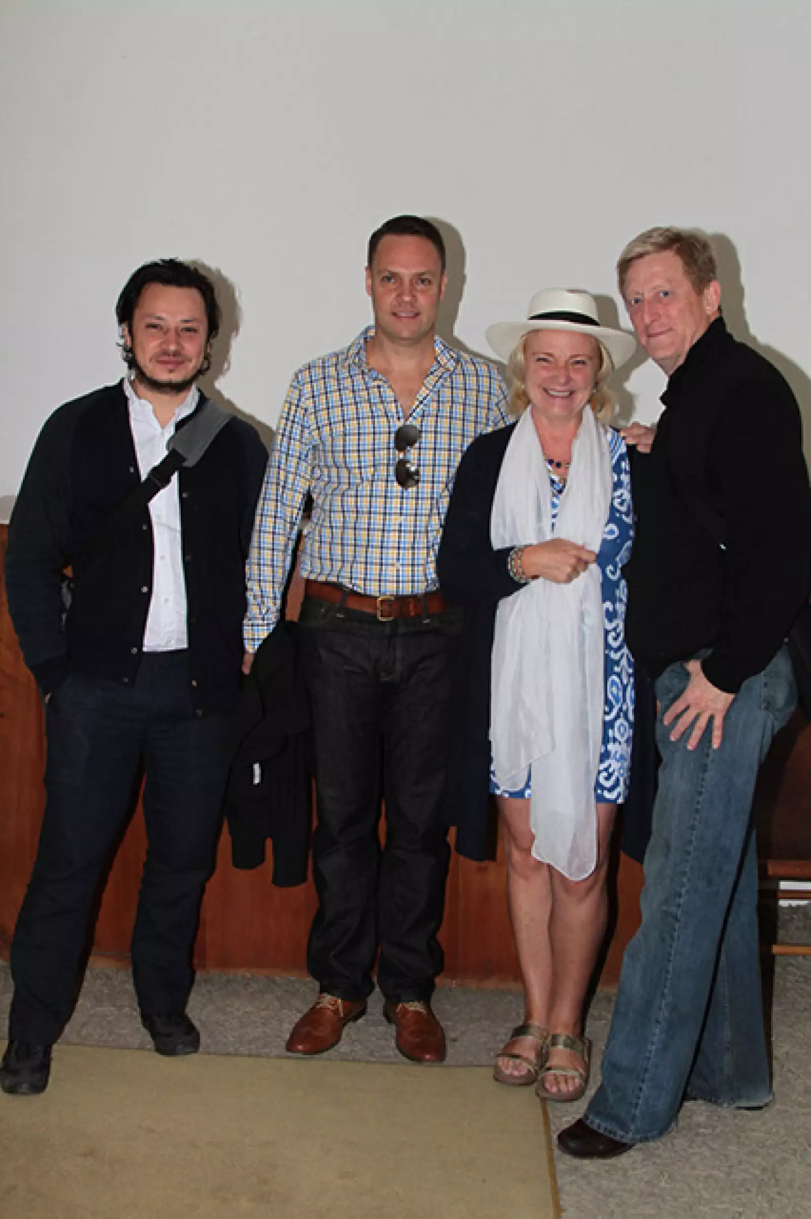 Saniego Sánchez, David Dadone, Fiona Baldwin y Michael Smith del Museo Boulder en Colorado
