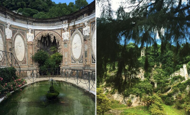Durante tres días disfrutó de Villa del Este, localidad muy cercana a Roma.