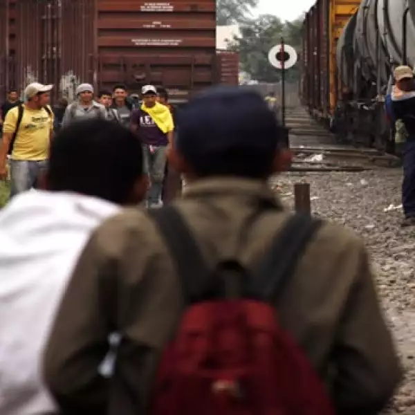 Tierra blanca, migrantes, llegada, tren, bestia,  cruz roja, ayuda, Veracruz, sudamerica