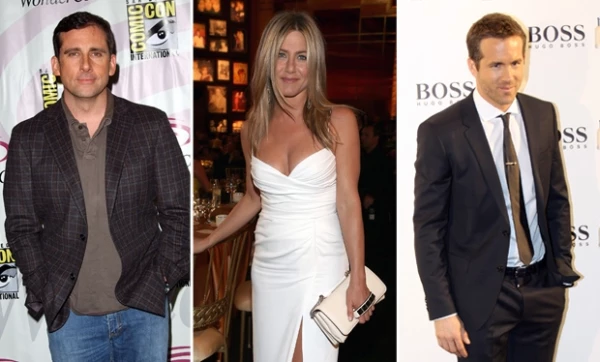 Steve Carell, Jennifer Aniston y Ryan Reynolds ocupan el séptimo, octavo y décimo lugar respectivamente en la lista.