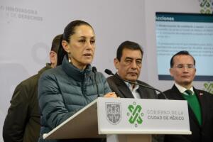 La jefa de Gobierno, Claudia Sheinbaum, anunció la revisión de las instalaciones eléctricas en los 329 mercados de la CDMX. Foto: Gobierno CDMX