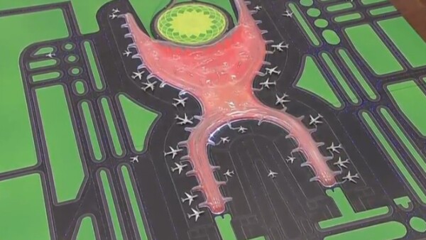 La terminal tendrá seis pistas lo que permitirá incrementar las operaciones para atender a 120 millones de pasajeros al año, pues el actual cuenta sólo con dos.