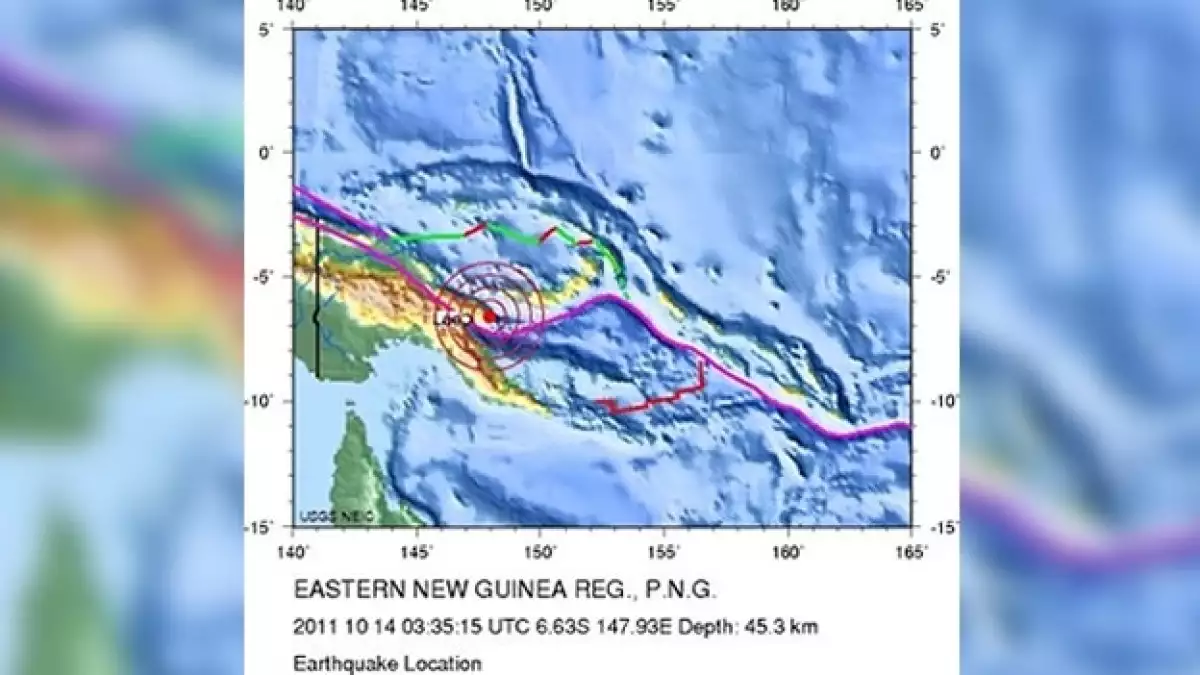 Sismo Nueva Guinea