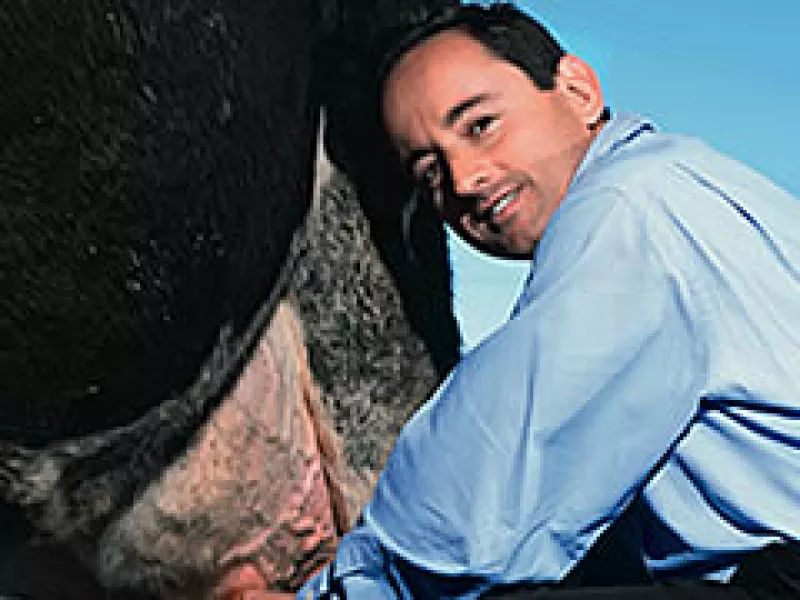 Eduardo Tricio, director general de Grupo Lala, presume que la empresa ya es uno de los principales jugadores en EU. (Foto: Patricia Madrigal)