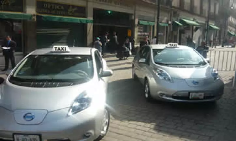 Taxi eléctrico (Foto: Nissan)