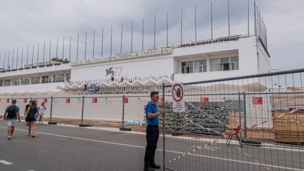 Preparation At The 77th Venice Film Festival