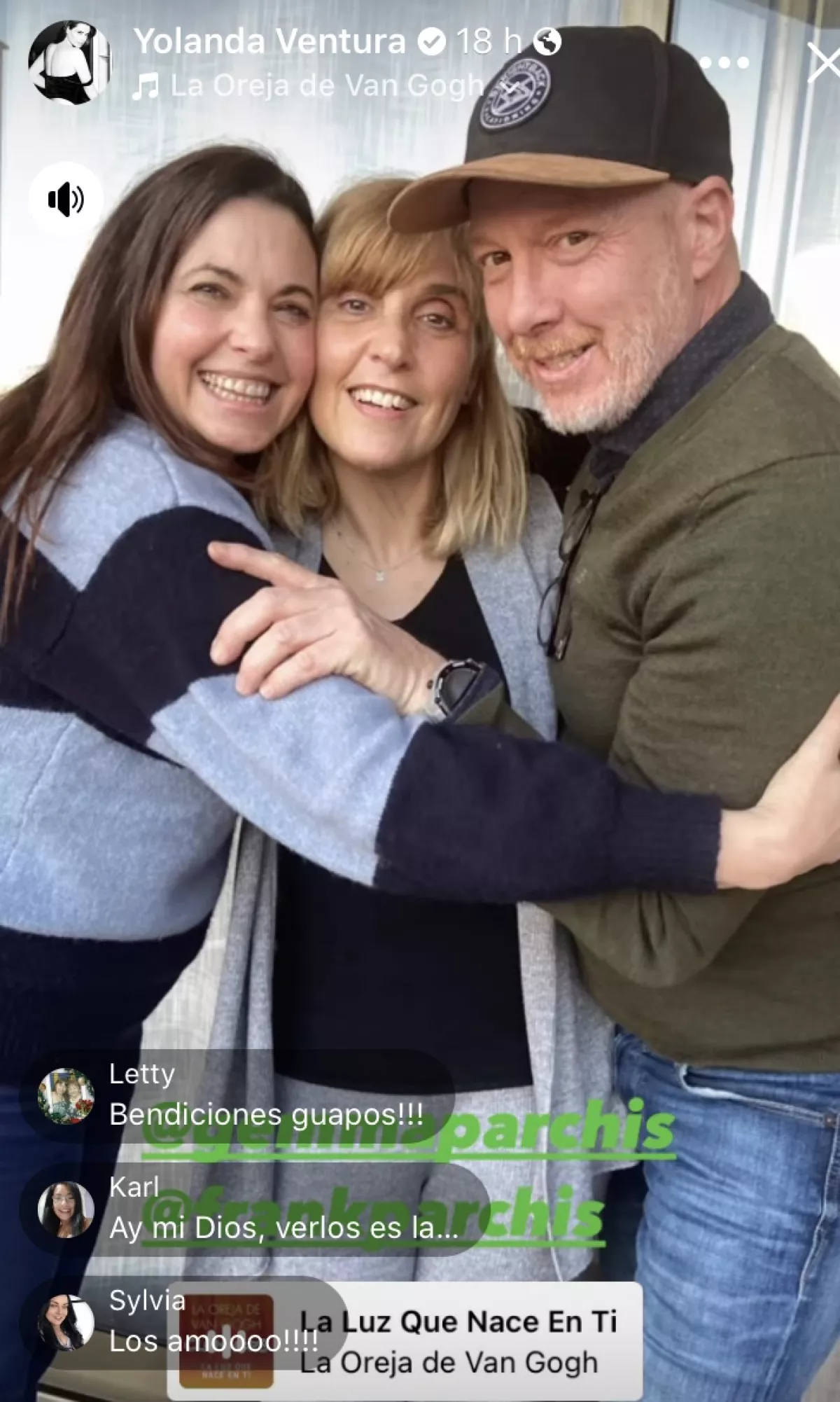 Yolanda, Gemma y Frank