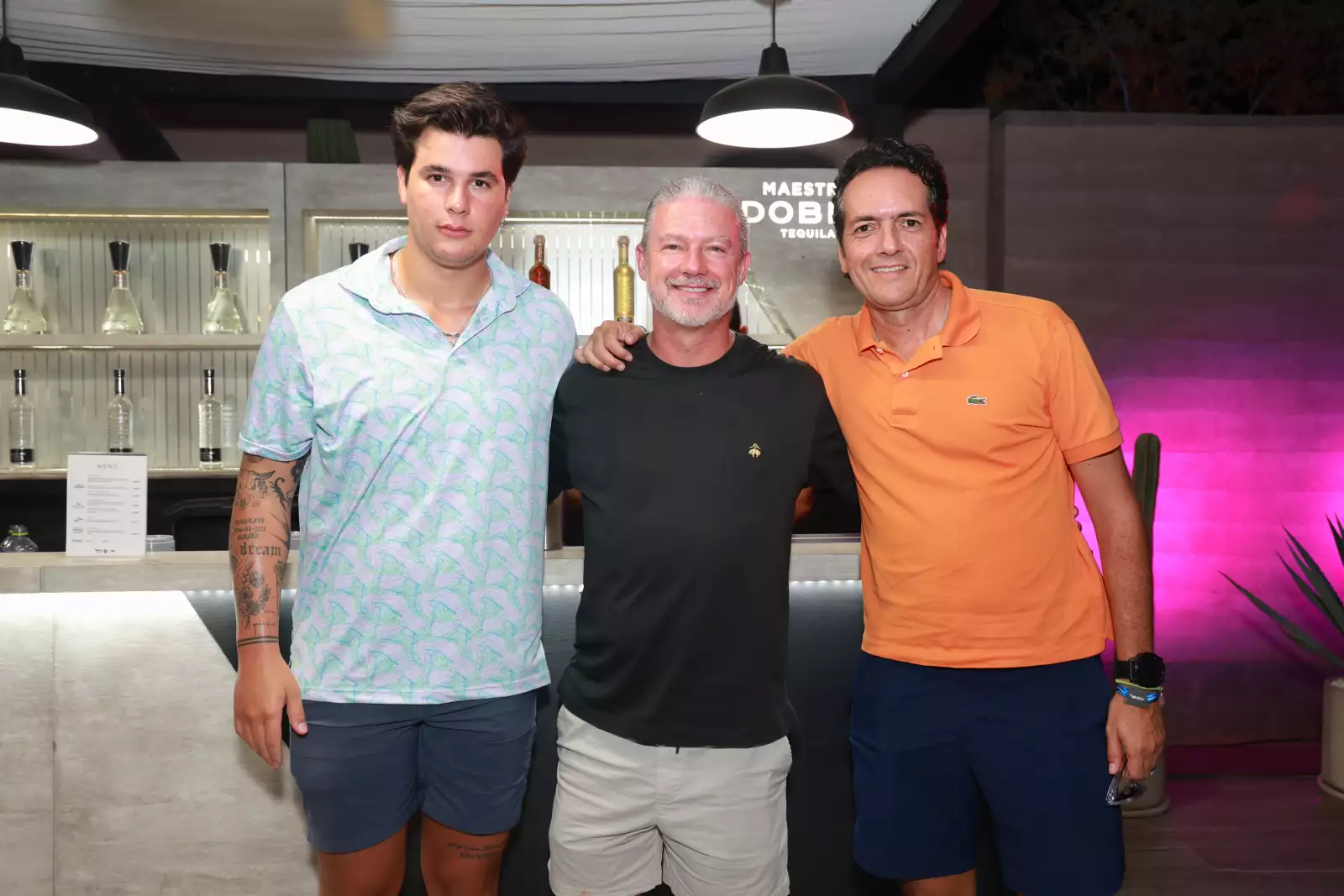 Fernando Pozo, José Antonio Fernández y Javier Culebro