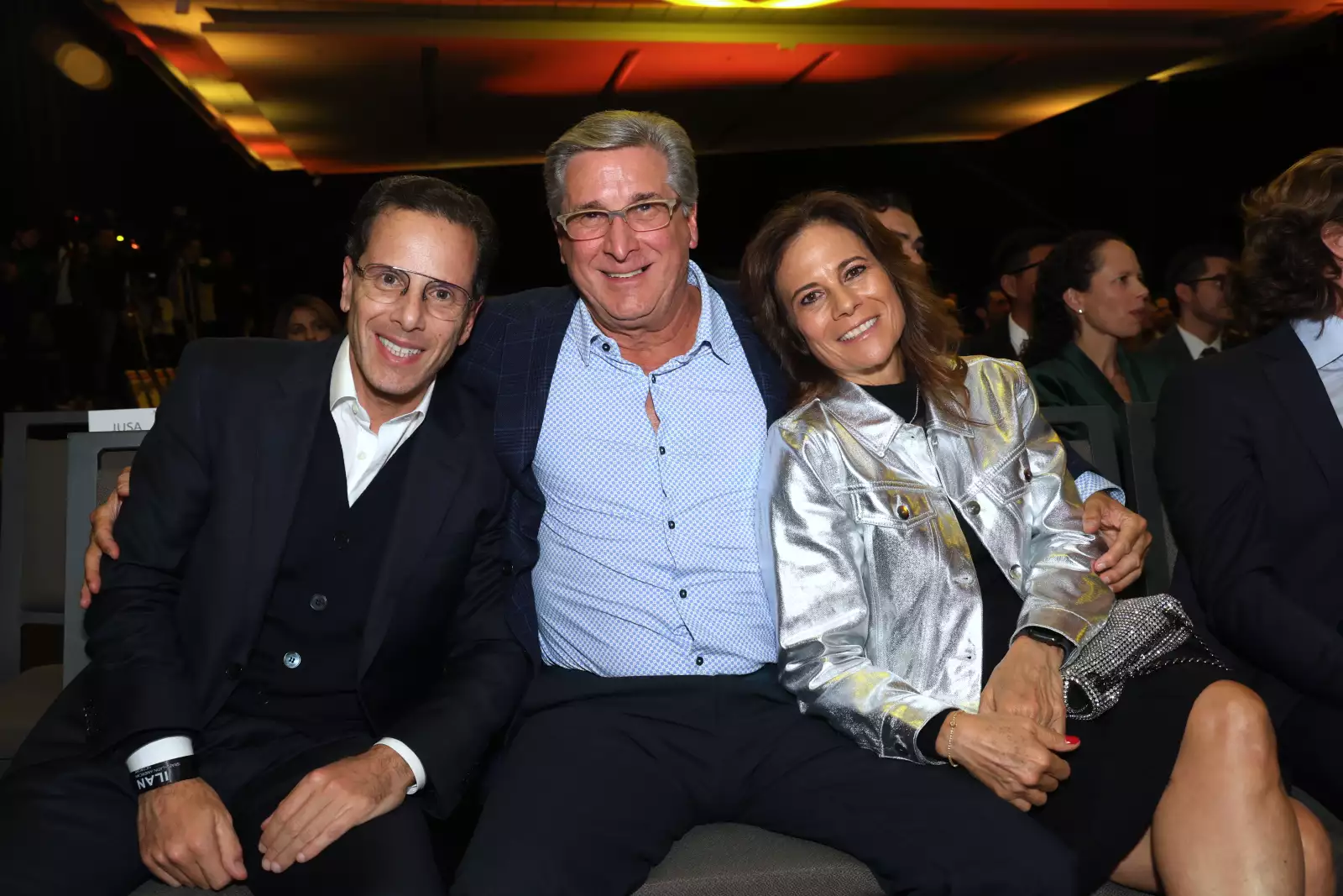 Carlos Mochón,  Sergio y Susy Kershenovich 