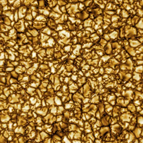 Image shows the Sun's surface at the highest resolution ever taken, shot by the Daniel K. Inouye Solar Telescope