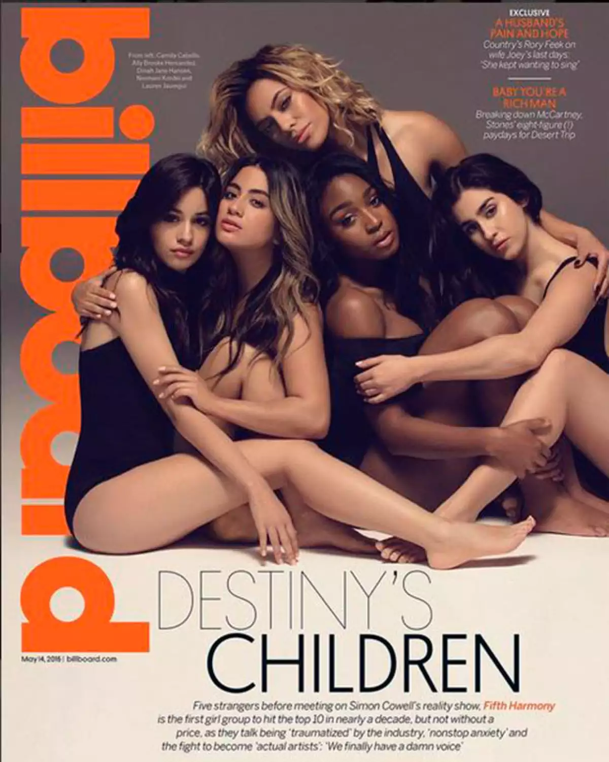 Esta es la fotografía que publicó Billboard como definitva.