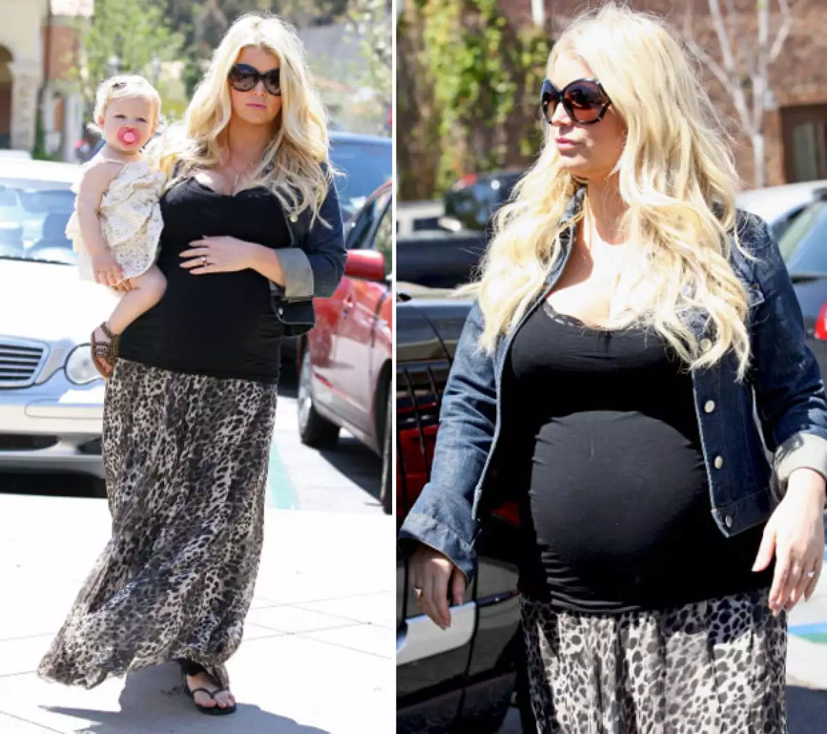 Y aunque para su segundo embarazo prometió cuidar su peso, parece que al final los cambios no le resultaron tan favorables.