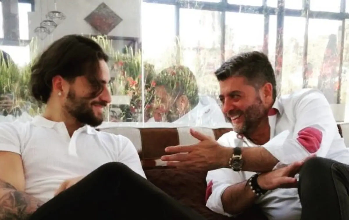 Maluma y su papá