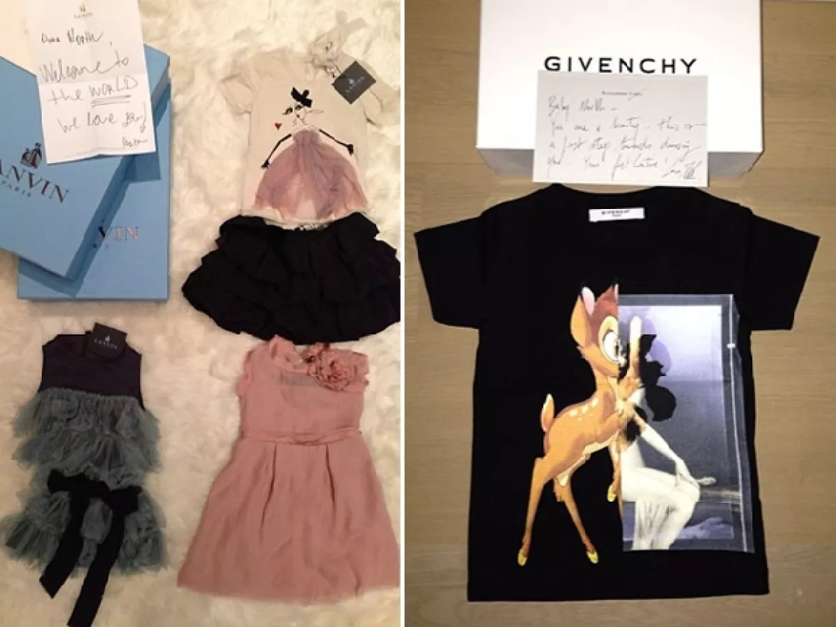 Izq: Regalos de Lanvin, Derecha: Givenchy.
