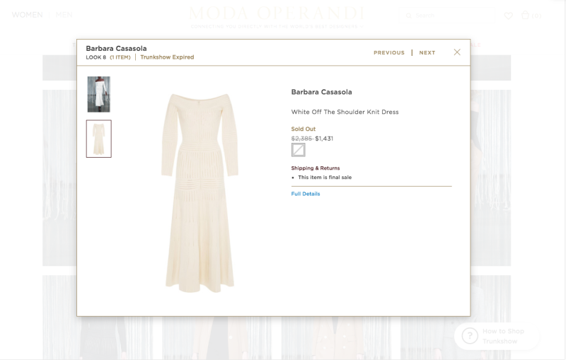 Bárbara Casasola dress