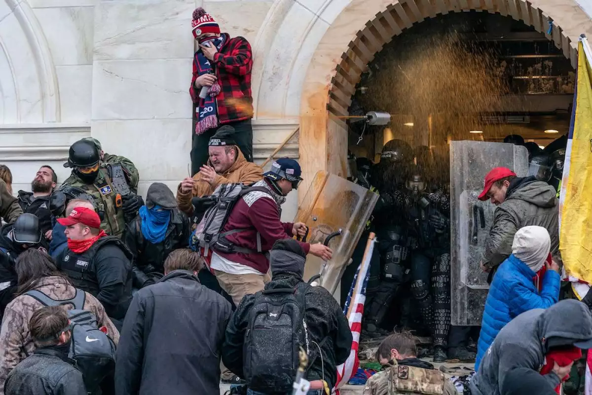 Pro-Trump Riot in Washington DC, District of Columbia, United States - 06 Jan 2021