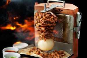 Mini trompo al pastor