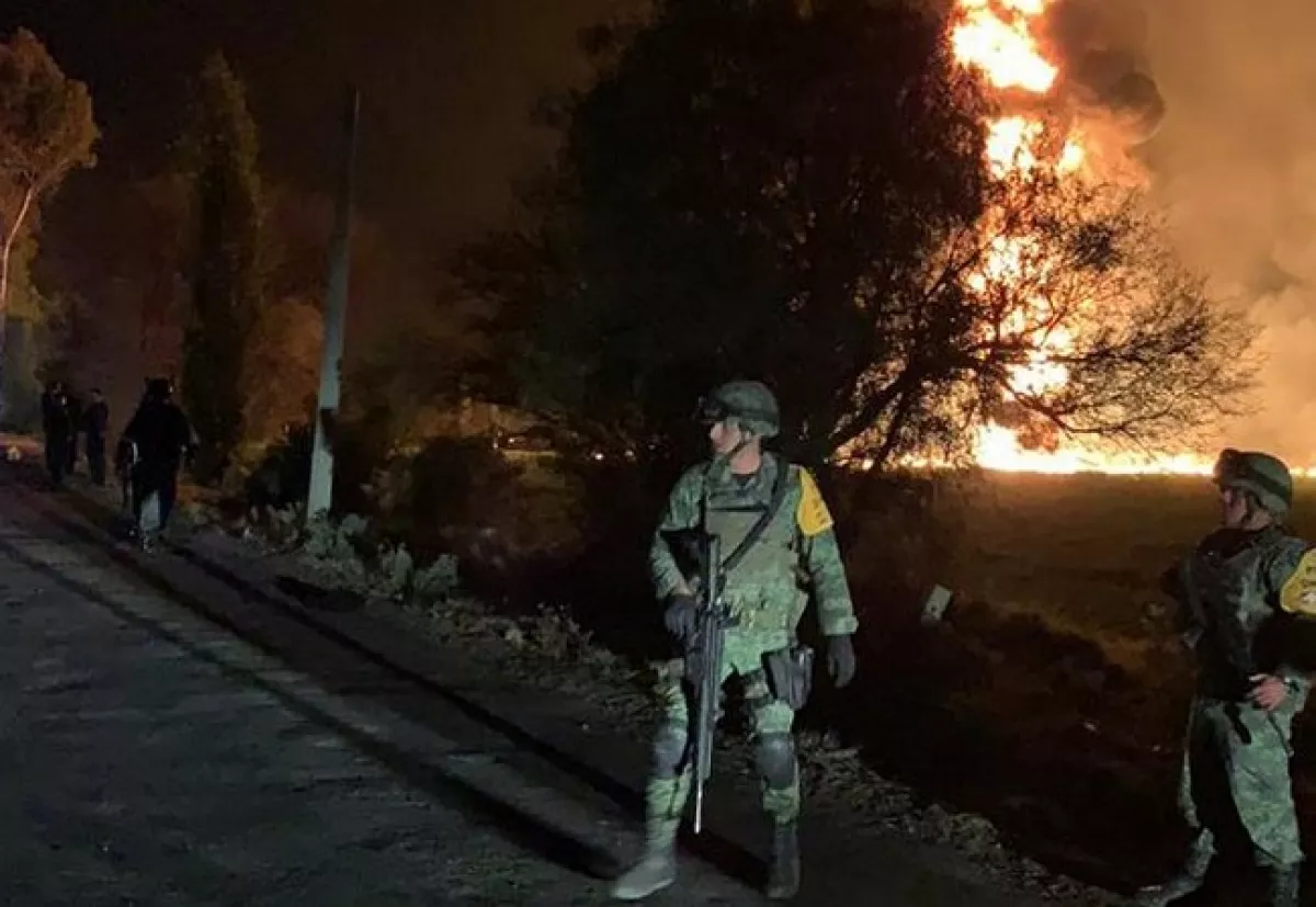 Incendio del ducto de Pemex en Tlahuelilpan, Hgo.