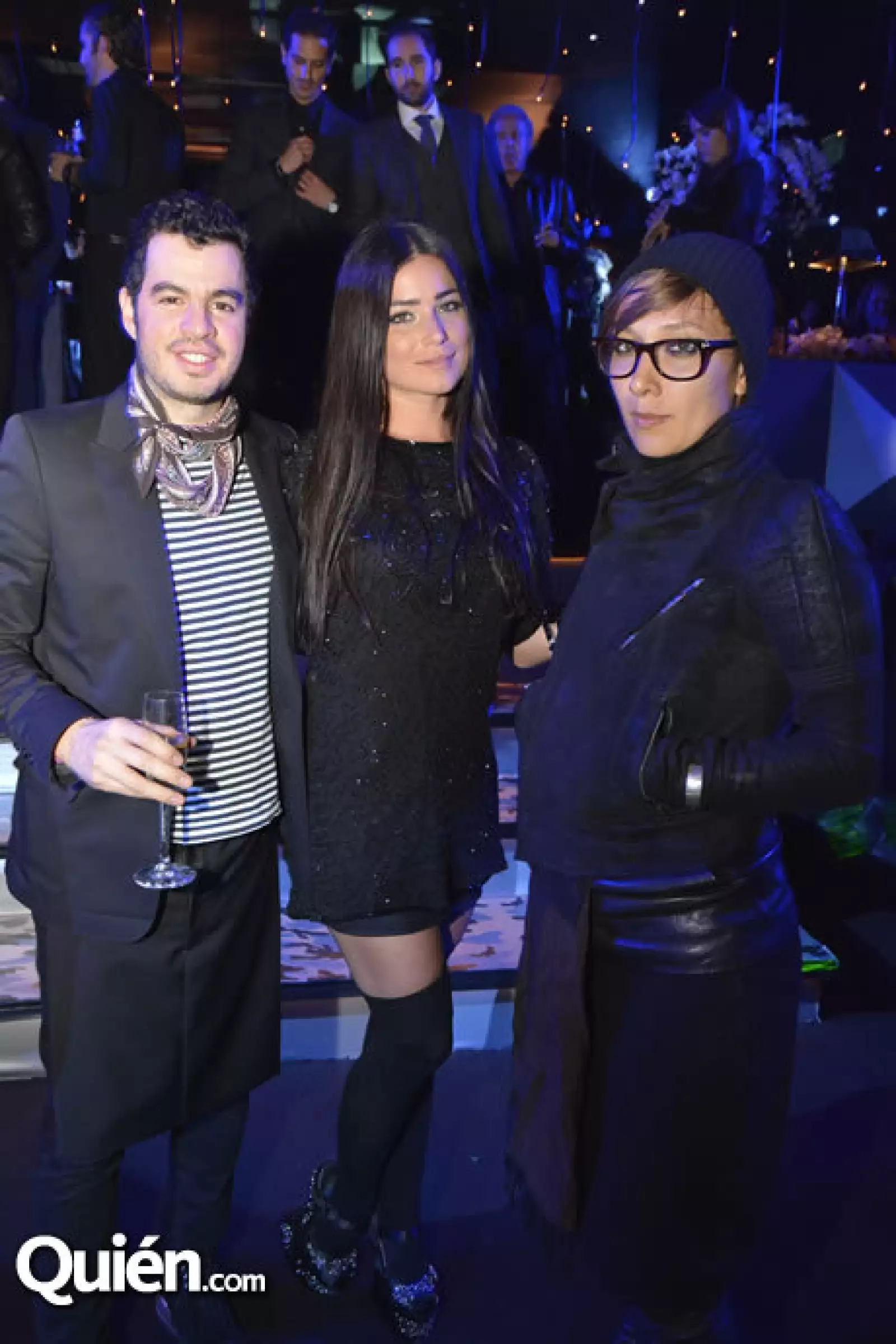 Rodrigo Peñafiel,Victoria Alexander y Monica Salomón