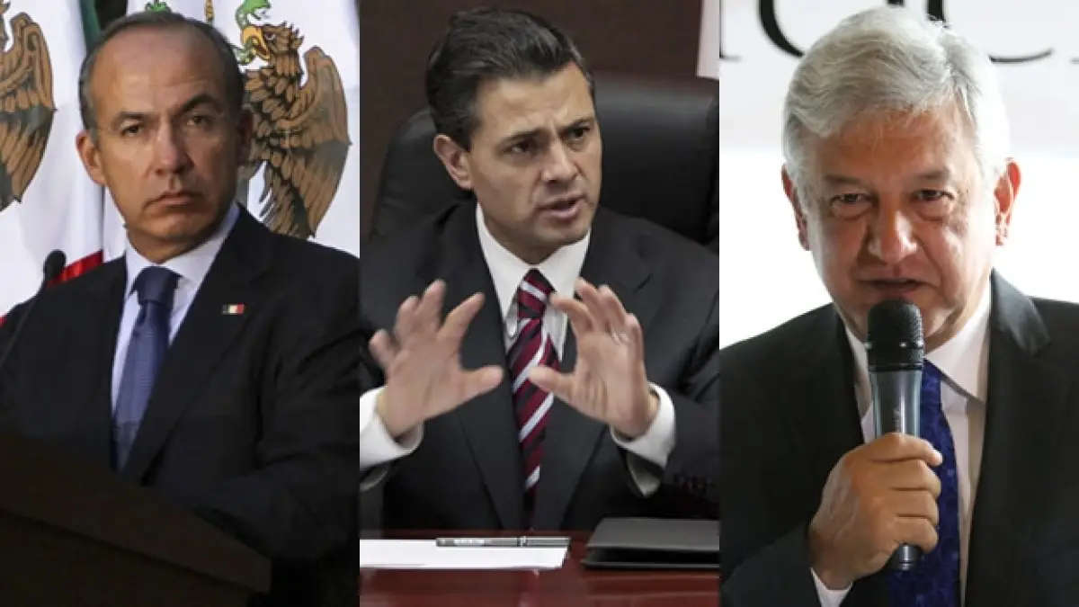 Calderón-Peña-AMLO