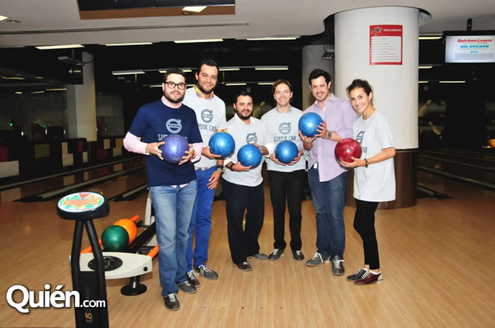 Luis Felipe Quijano, Óscar Espinosa, Diego Bouquet, Jorge Carranza, Memo Villarreal y Andrea Bonilla