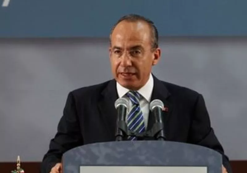 El presidente Felipe Calderón anunció los avances de su Gobierno en el último año. (Foto: AP)