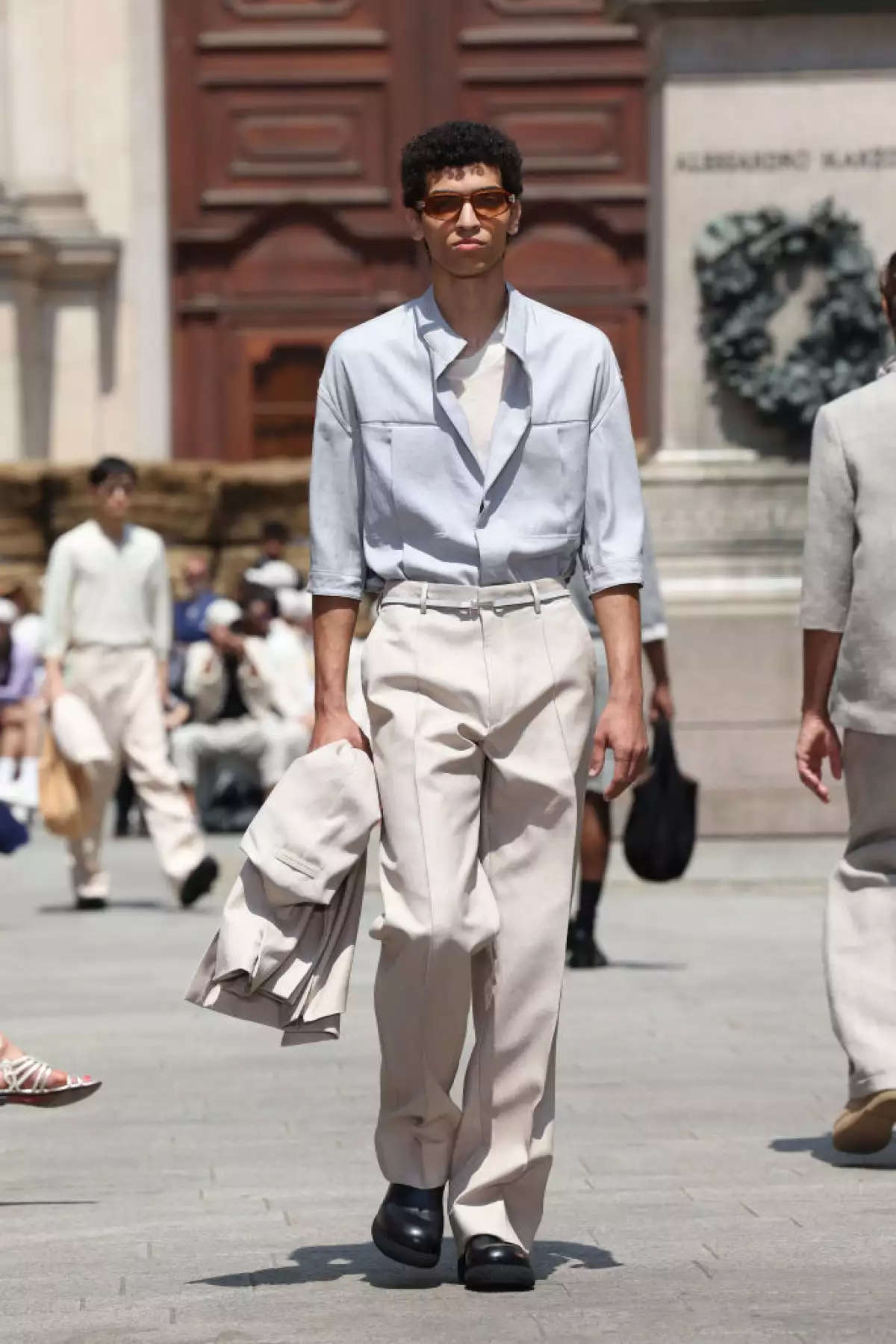 Foto de la pasalera de Zegna durante Milan Fashion Week - Menswear primavera verano 2024