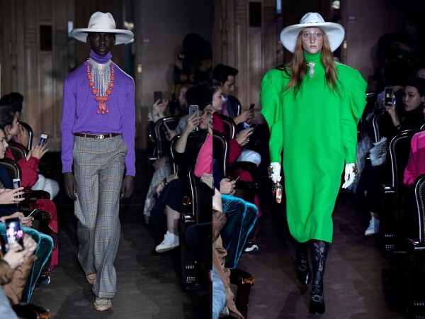 Gucci show, Runway, Spring Summer 2019, Paris Fashion Week, France - 24 Sep 2018