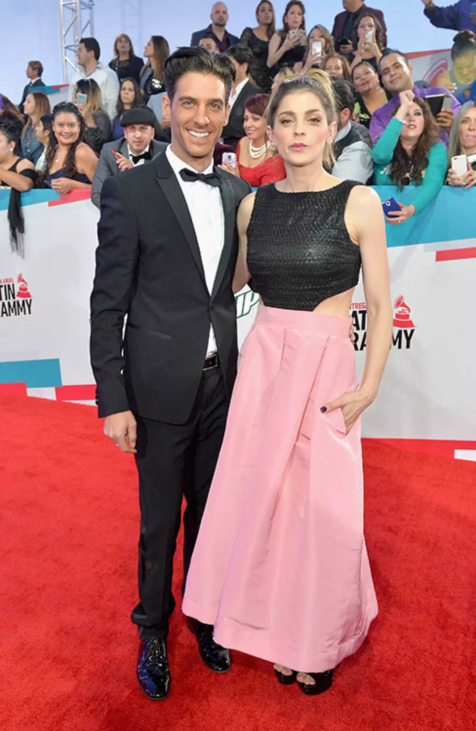 Erick Elías e Irena Azuela.