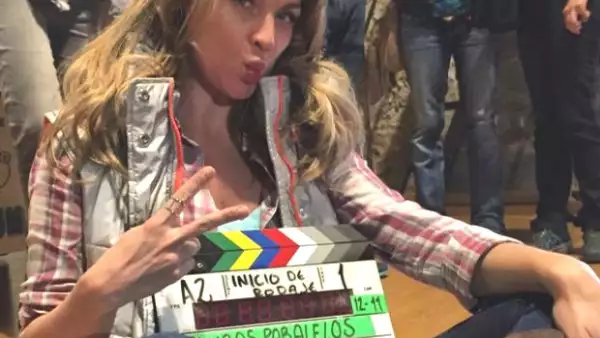 Durante el rodaje de su nueva película, la actriz aprovechó para expresar su sentir sobre la unión de los mexicanos para manifestarse sobre la situación que vive México.