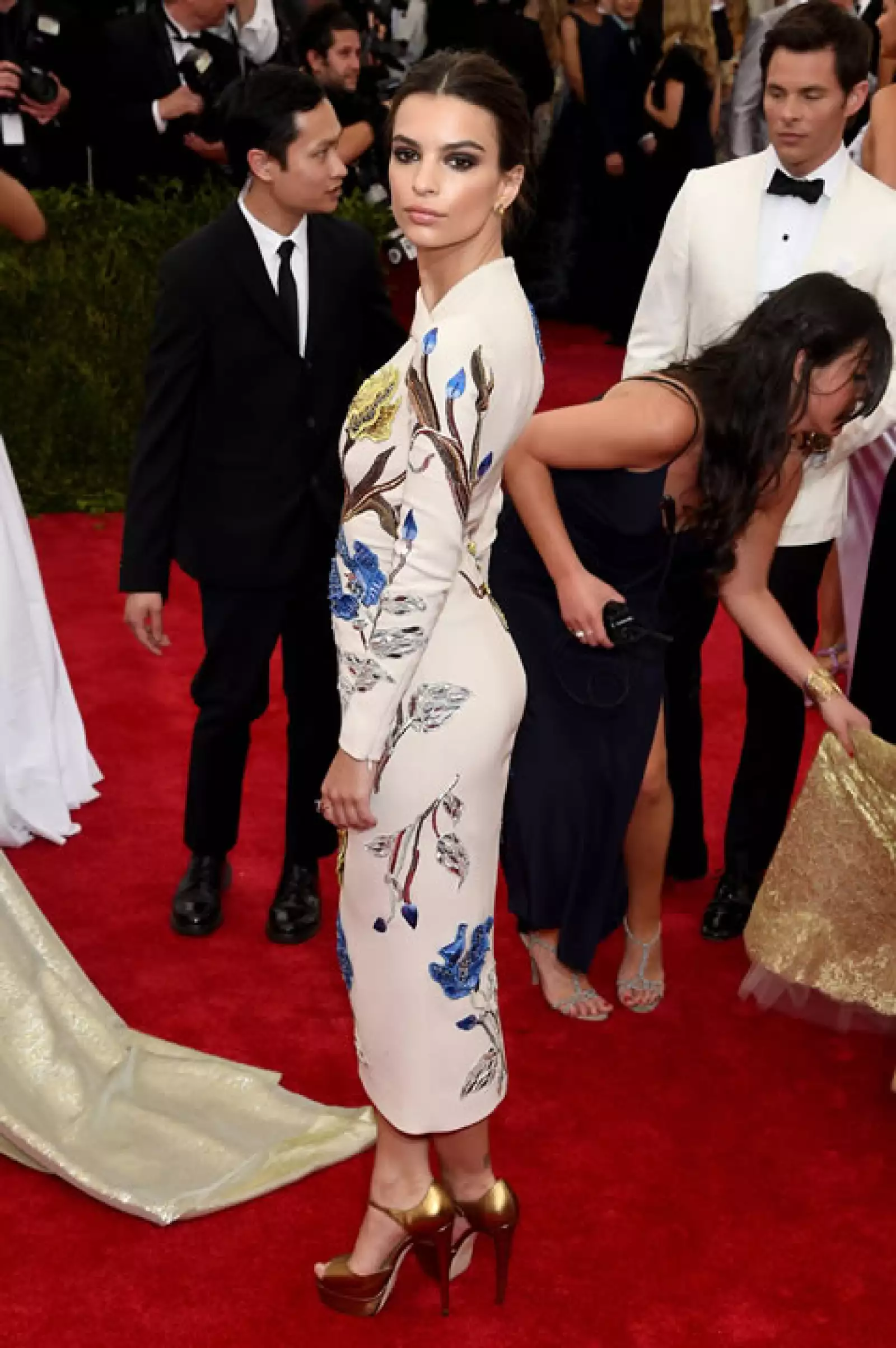 emily ratajkowski en Topshop.