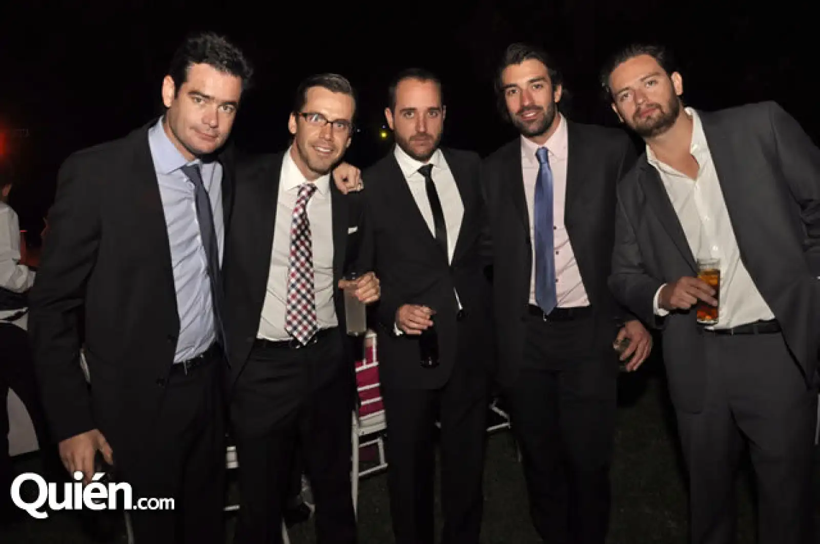 Guillermo Gómez, Cristian Campoy, Luis Álvarez, Jaime Ramírez y Alex Romero