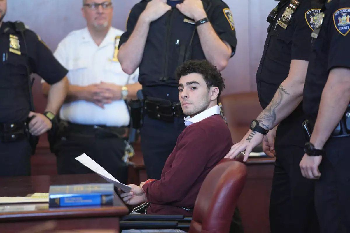 UnitedHealthcare CEO Murder Suspect Luigi Mangione at State Court, New York, United States - 22 Dec 2024