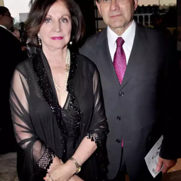 María Eugenia Rangel de Peña y Fernando Peña