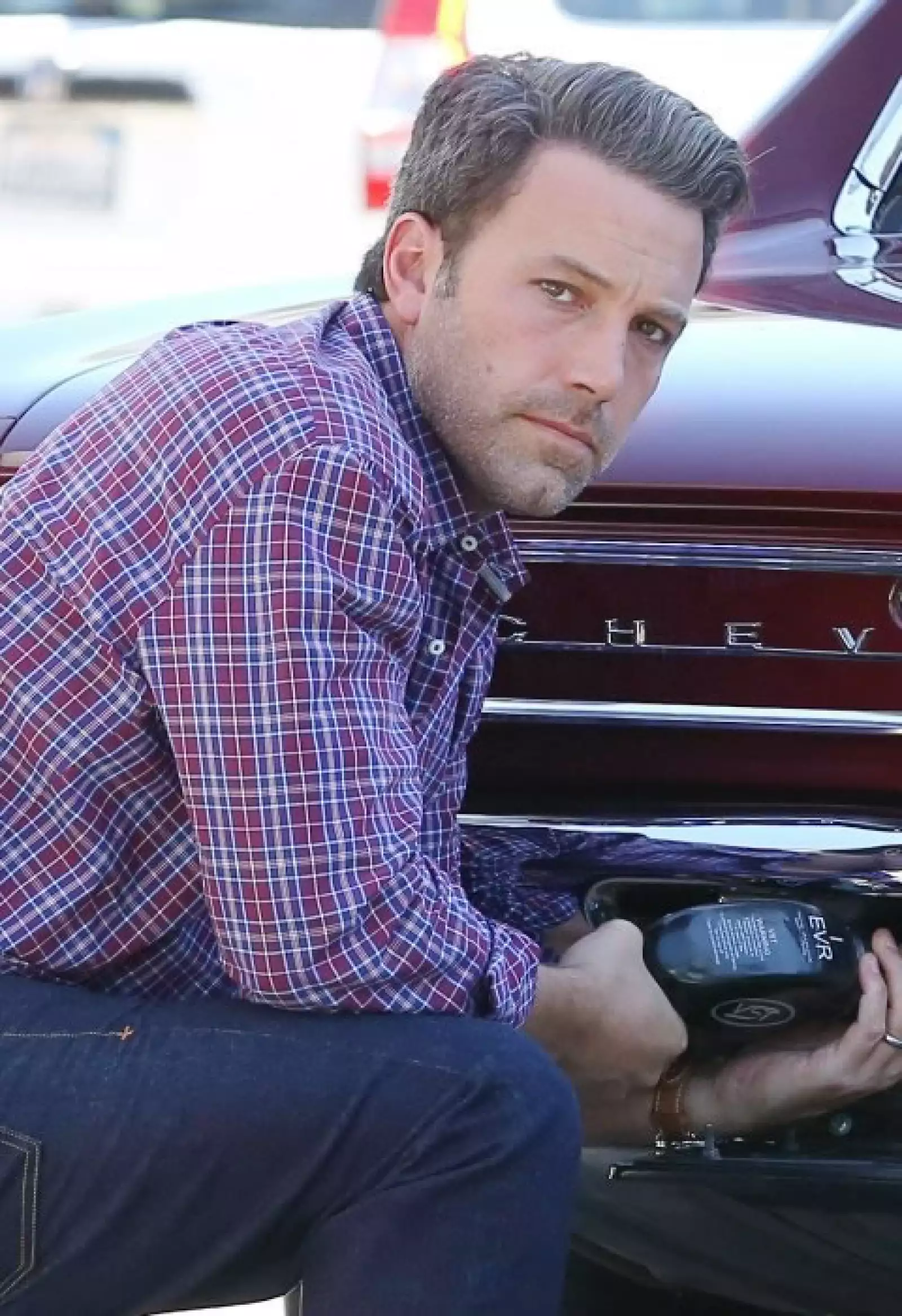 Ben Affleck ama las camisas a cuadros.