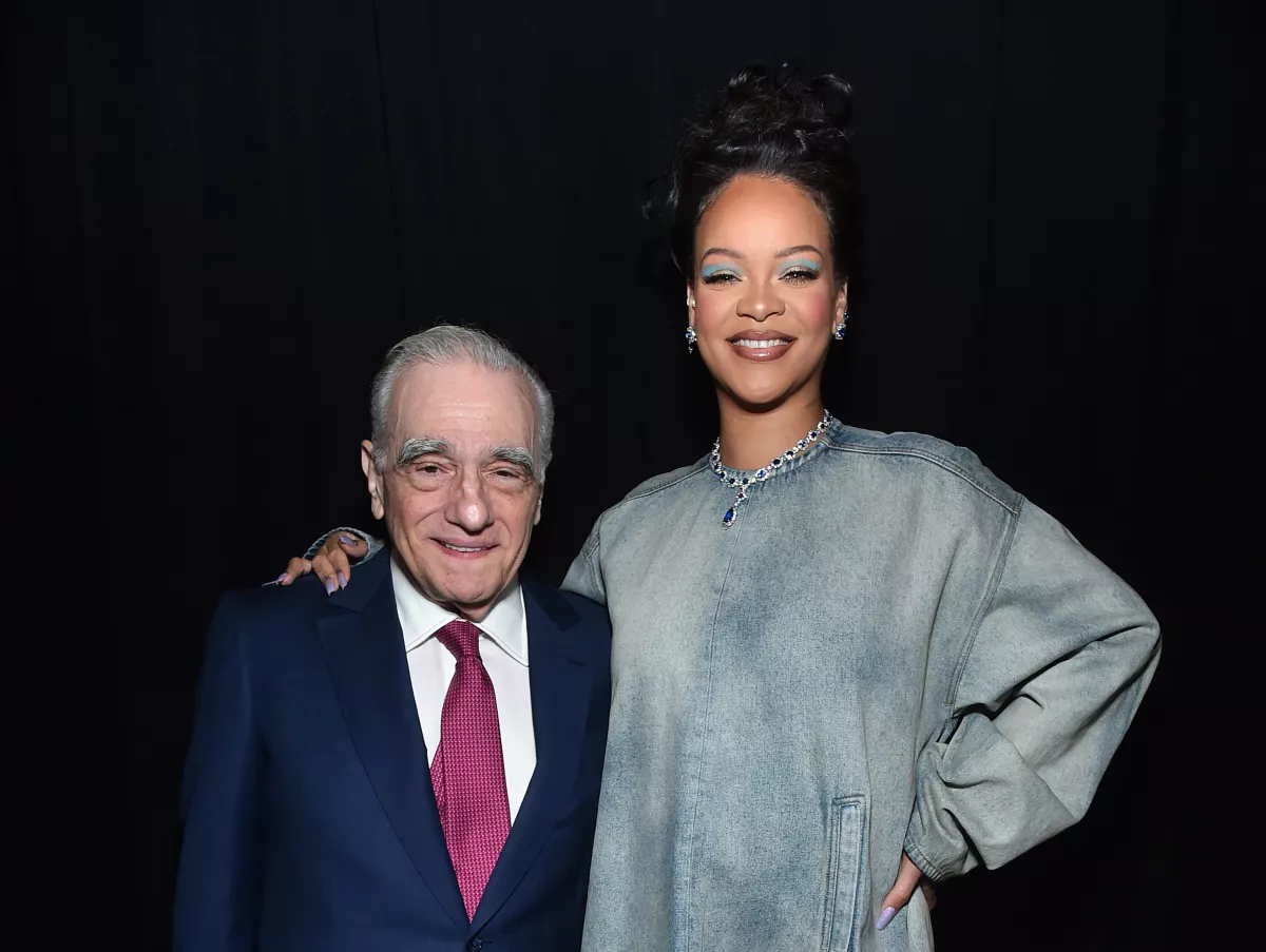 Rihanna y Martin Scorsese. 