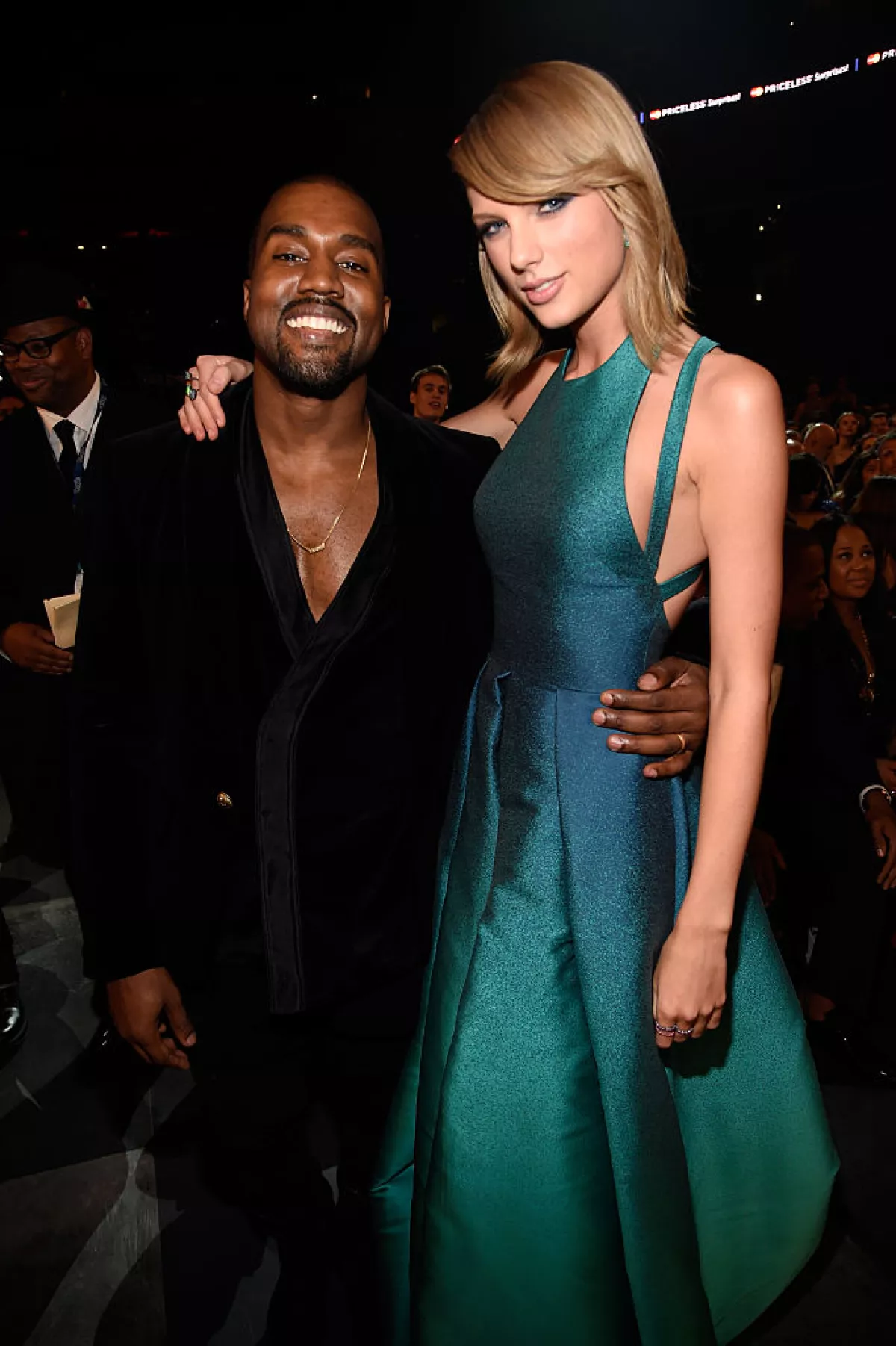 Kanye West y Taylor Swift.