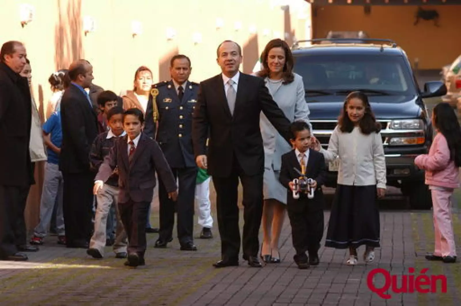 Margarita Zavala, Felipe Calderón, Luis Felipe Calderón, Juan Pablo Calderón, María Calderón