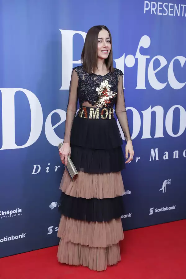 La actriz fue la última protagonista que llegó a la alfombra.