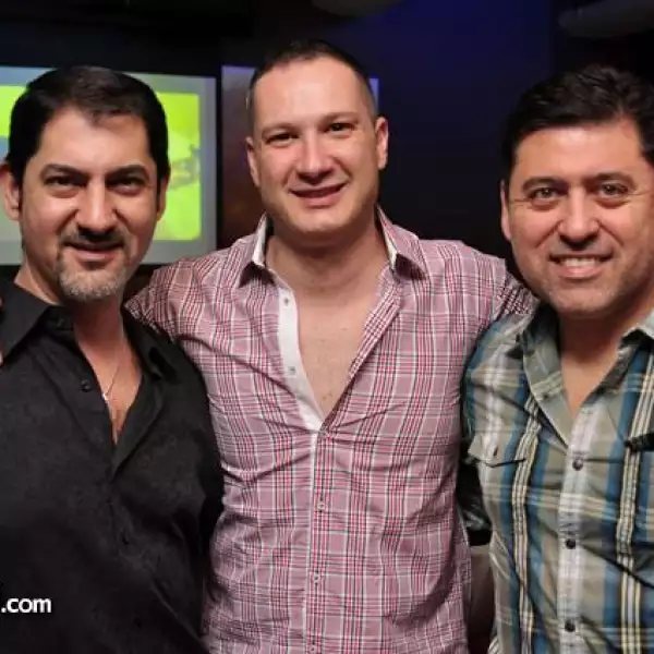 Jacobo Borge,César Aristóteles y Marco Iruegas