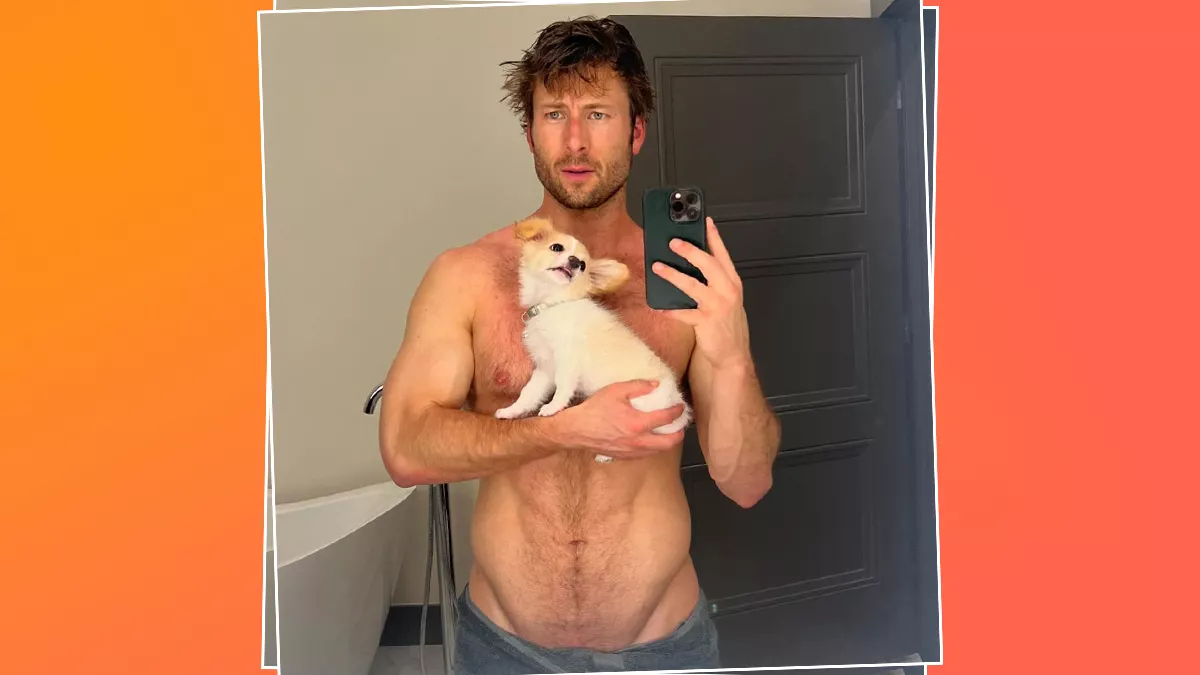 Glen Powell demuestra que se puede ser hot y tierno al mismo tiempo