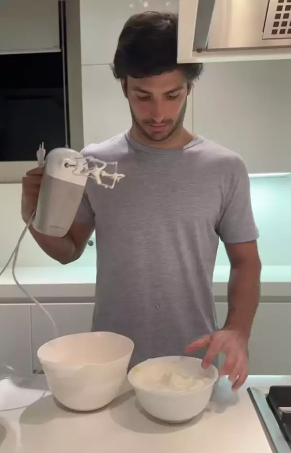 Carlos Sainz pancakes